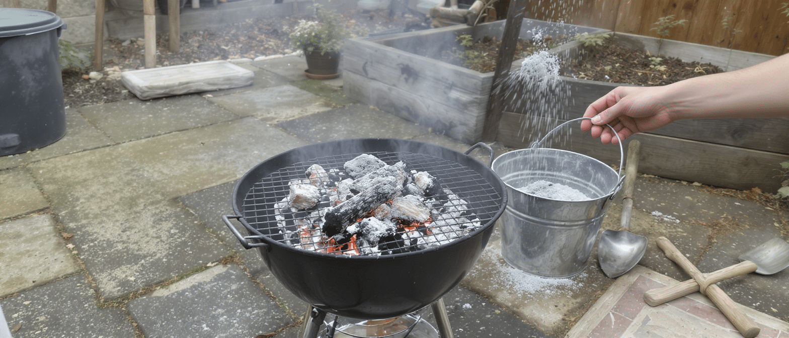 d&eacute;couvrez comment utiliser les cendres de barbecue pour enrichir votre jardin, am&eacute;liorer votre compost et faciliter l'entretien quotidien de vos espaces verts.