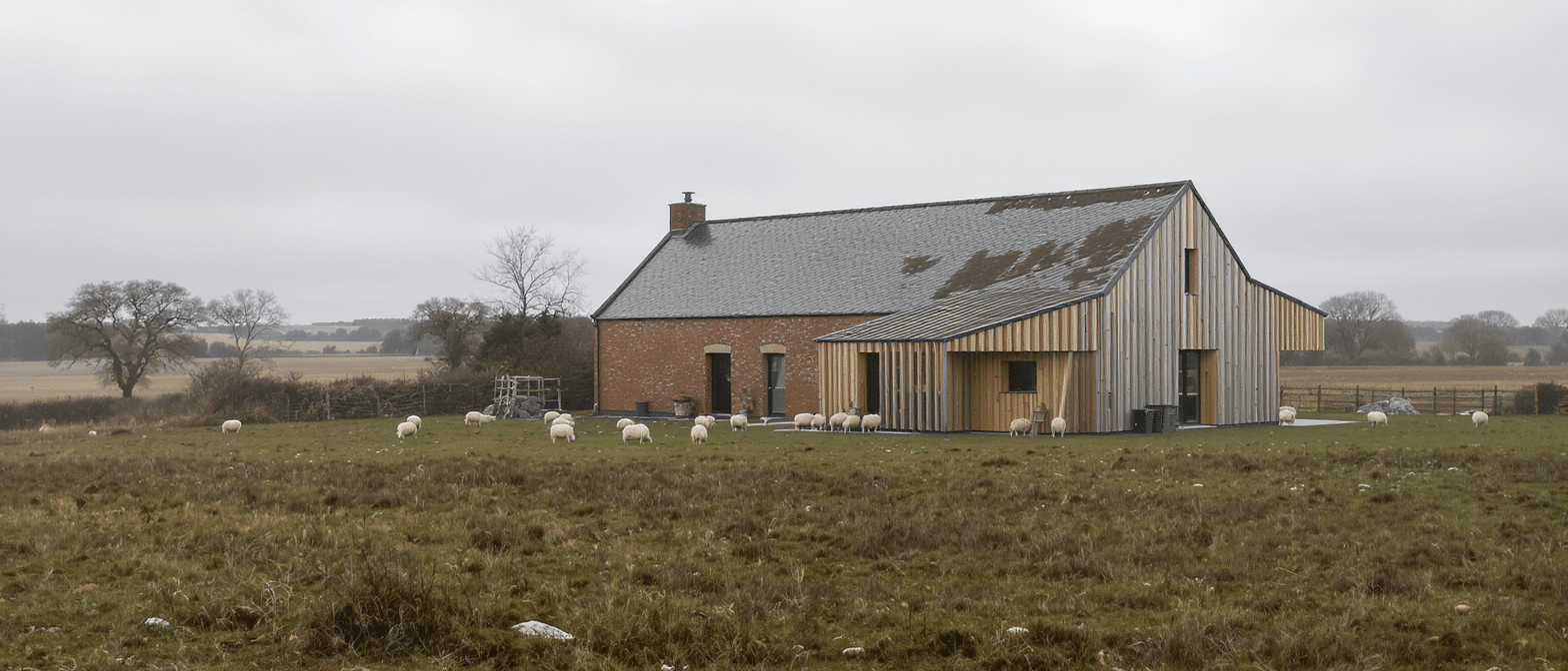 d&eacute;couvrez la transformation &eacute;tonnante d'une ferme de berger en flandre et vivez un voyage hors du commun &agrave; travers l'histoire et la modernit&eacute;.