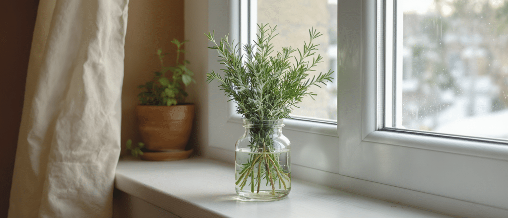 d&eacute;couvrez comment le romarin agit comme un rem&egrave;de naturel puissant pour purifier l'air de votre maison et renforcer la d&eacute;fense de votre int&eacute;rieur contre les nuisances.