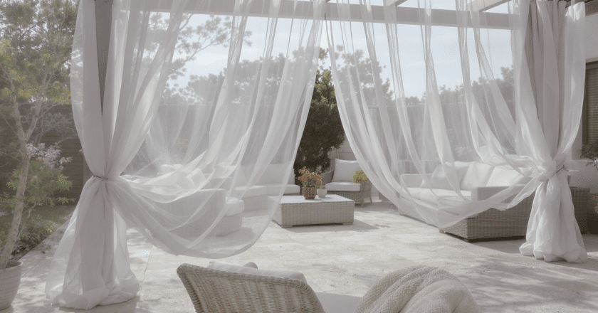 Rideaux d’extérieur : 7 astuces pour sublimer votre espace extérieur avec élégance et intimité