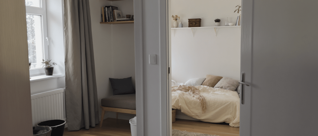découvrez comment un appartement de 39 m² a été intelligemment réaménagé pour créer deux espaces nuit distincts, optimisant ainsi chaque mètre carré avec ingéniosité et style.