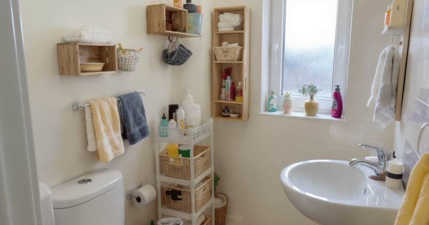 astuces DIY ingénieuses pour optimiser l’espace dans une petite salle de bains