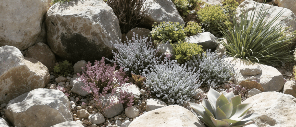 d&eacute;couvrez les plantes incontournables pour sublimer votre rocaille en plein soleil et apporter &eacute;clat et diversit&eacute; &agrave; votre jardin expos&eacute; aux fortes chaleurs.