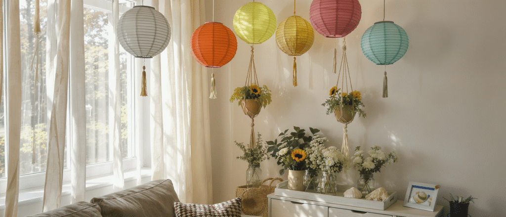 d&eacute;couvrez des projets diy cr&eacute;atifs pour apporter une ambiance estivale et chaleureuse &agrave; votre maison. inspirez-vous et transformez votre int&eacute;rieur avec des id&eacute;es faciles et originales.