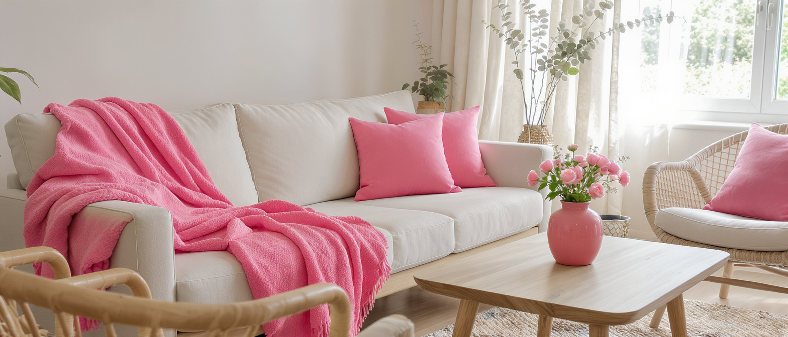 d&eacute;couvrez comment adopter le rose bonbon pour apporter une touche de fra&icirc;cheur et de dynamisme &agrave; votre d&eacute;coration estivale, avec &eacute;clat et style.