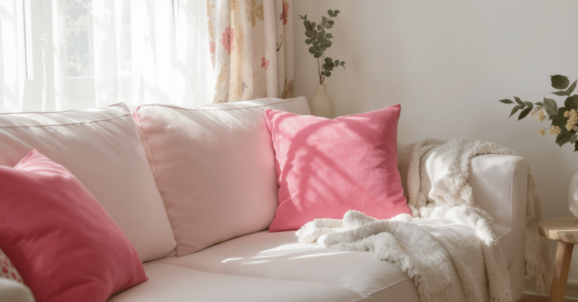 Adoptez le rose bonbon pour dynamiser votre déco estivale avec éclat