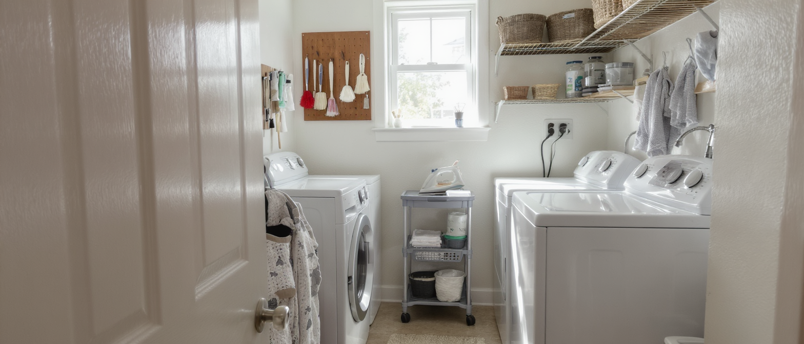 d&eacute;couvrez nos astuces diy ing&eacute;nieuses pour optimiser chaque centim&egrave;tre de votre petite buanderie et gagner en organisation et fonctionnalit&eacute;.