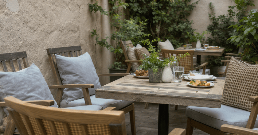 Décoration extérieure : puiser l’inspiration dans le style des terrasses d’hôtels et de restaurants