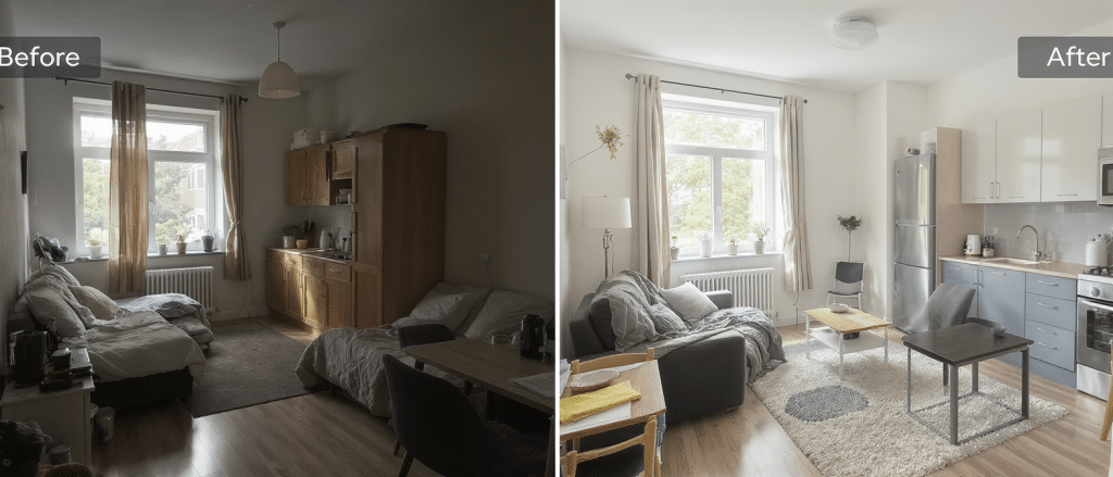 d&eacute;couvrez comment transformer un trois-pi&egrave;ces en deux-pi&egrave;ces pour maximiser l'espace et am&eacute;liorer la fonctionnalit&eacute; de votre logement gr&acirc;ce &agrave; un r&eacute;agencement astucieux.