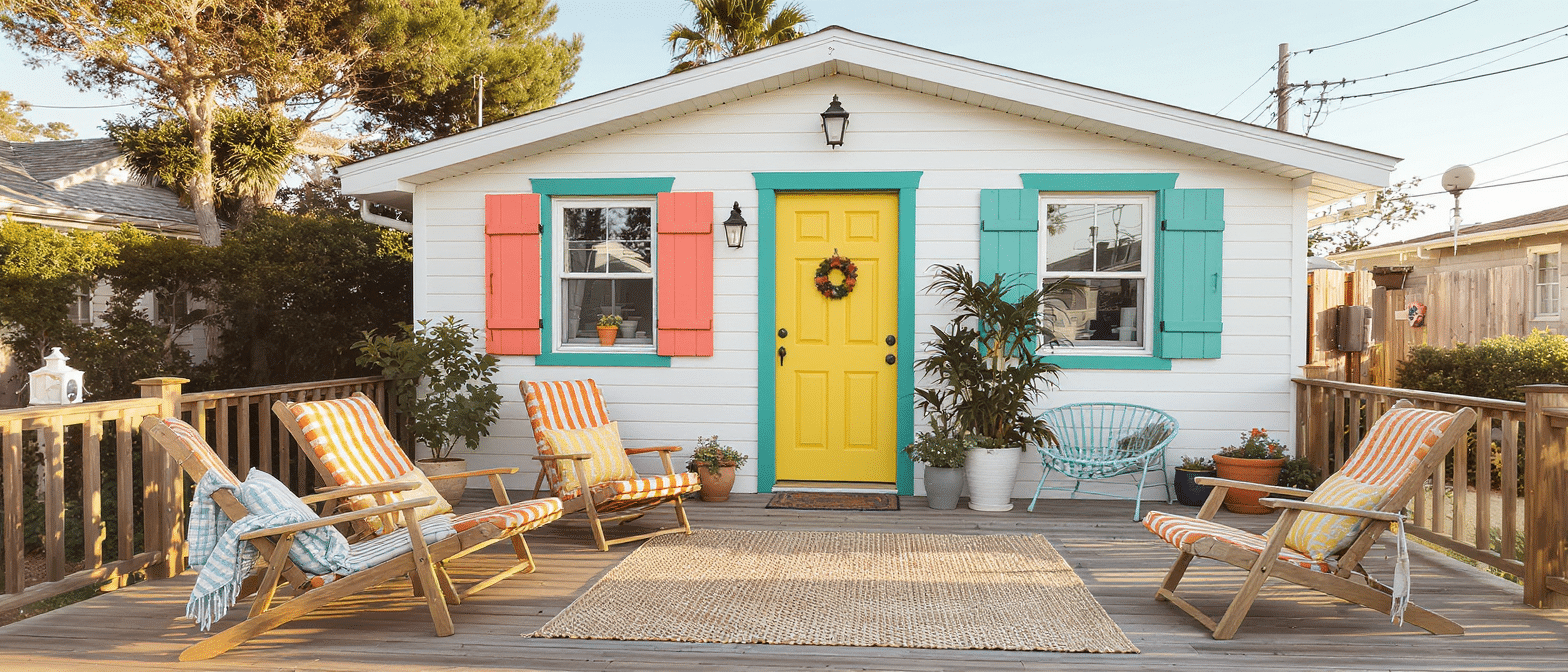 d&eacute;couvrez une maison haute en couleurs, le refuge parfait pour des vacances joyeuses et inoubliables en famille ou entre amis.