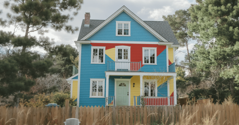 Une maison haute en couleurs : le refuge parfait pour des vacances joyeuses
