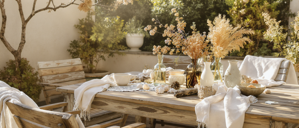 d&eacute;couvrez les tr&eacute;sors d&eacute;co d&rsquo;ao&ucirc;t s&eacute;lectionn&eacute;s par elle d&eacute;corush pour prolonger la magie des vacances chez vous avec style et &eacute;l&eacute;gance.