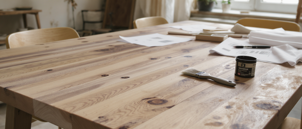 d&eacute;couvrez notre guide cr&eacute;atif pour transformer et moderniser votre table en bois avec des astuces faciles et originales pour un mobilier unique et &eacute;l&eacute;gant.