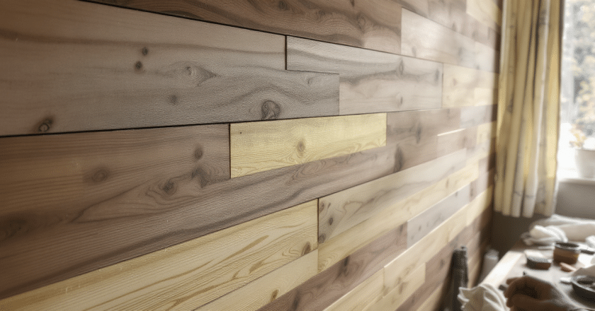 Le secret DIY pour métamorphoser vos murs avec un effet bois naturel