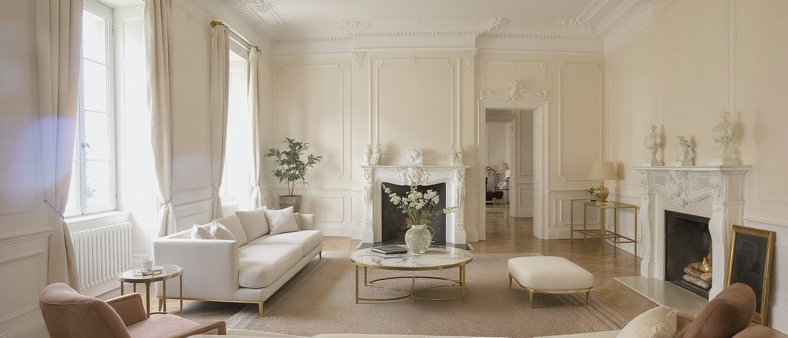 découvrez comment un intérieur néo-classique allie élégance intemporelle et touches modernes pour créer un espace inspirant et raffiné.