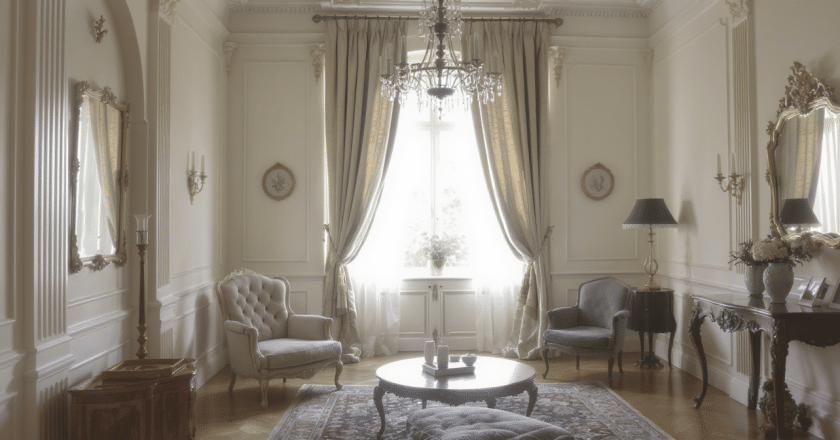 Un intérieur néo-classique : l’élégance intemporelle réinventée avec inspiration