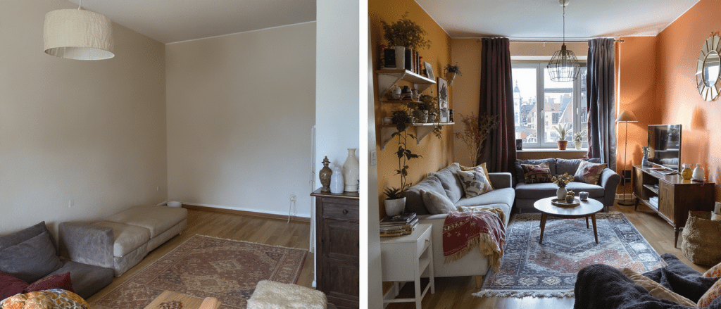 découvrez la transformation spectaculaire d'un appartement de 47 m² en un cocon coloré et audacieux, alliant style et fonctionnalité pour un espace de vie unique.
