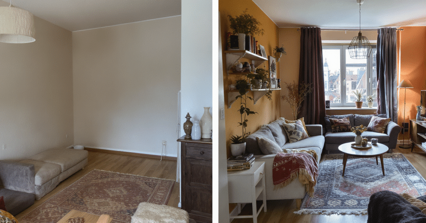 Avant/Après : Transformation spectaculaire d’un 47 m² en un cocon coloré et audacieux
