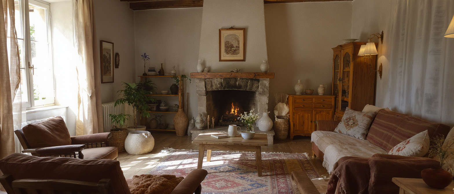 découvrez la métamorphose de 60 m² en un intérieur chaleureux et coloré, inspiré par la richesse de la culture basque.