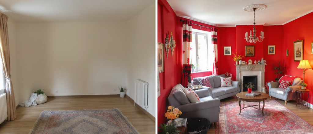 découvrez la métamorphose de 60 m² en un intérieur chaleureux et coloré, inspiré par les traditions et l’art de vivre basques.