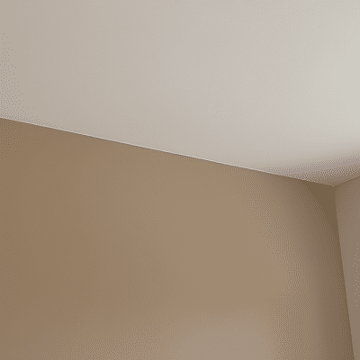 Cloud capping : des murs colorés et un plafond blanc pour transformer la pièce
