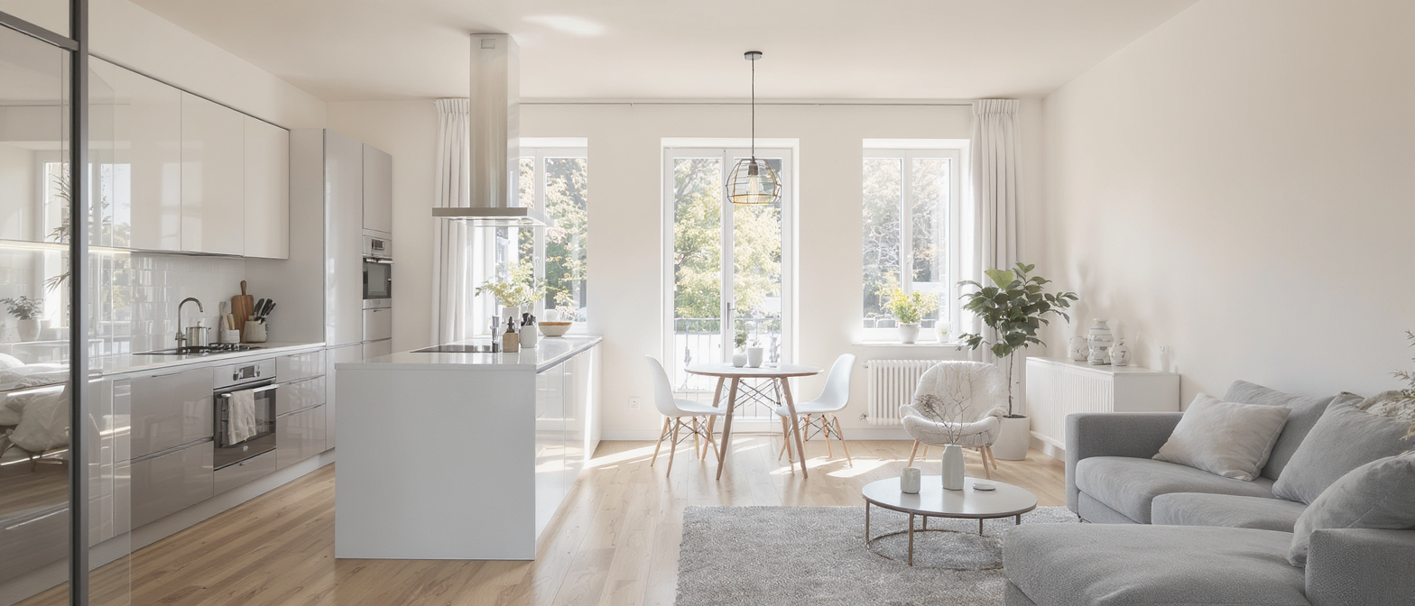 découvrez comment un aménagement intelligent transforme cet appartement de 84 m² en un espace de vie à la fois fonctionnel et agréable, alliant confort et optimisation.