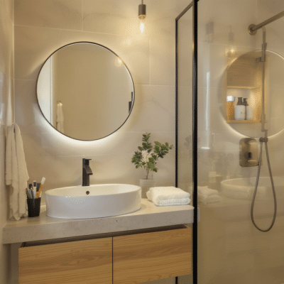astuces de pros inspirées des salles de bains des hôtels les plus tendance