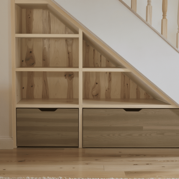 idées ingénieuses de meubles pour optimiser l’espace sous votre escalier