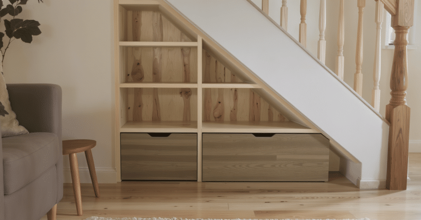 idées ingénieuses de meubles pour optimiser l’espace sous votre escalier