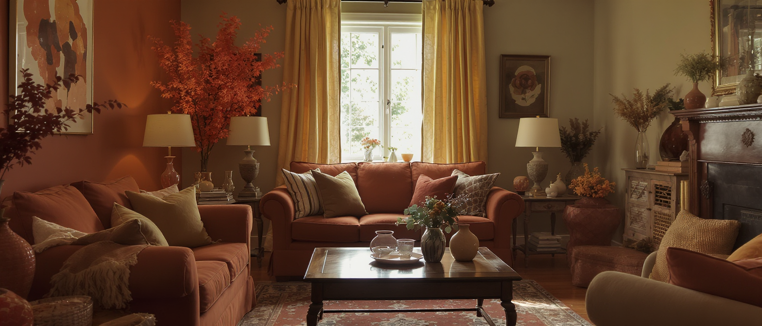 d&eacute;couvrez les couleurs tendance de l&rsquo;automne 2026 pour r&eacute;chauffer votre int&eacute;rieur, r&eacute;veiller votre d&eacute;co et cr&eacute;er une ambiance accueillante.