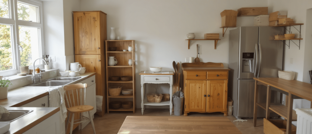 d&eacute;couvrez la cuisine &laquo; unfitted &raquo; : meubles d&eacute;pareill&eacute;s, rangements ind&eacute;pendants et mat&eacute;riaux authentiques pour cr&eacute;er un espace plein de charme et de personnalit&eacute;.