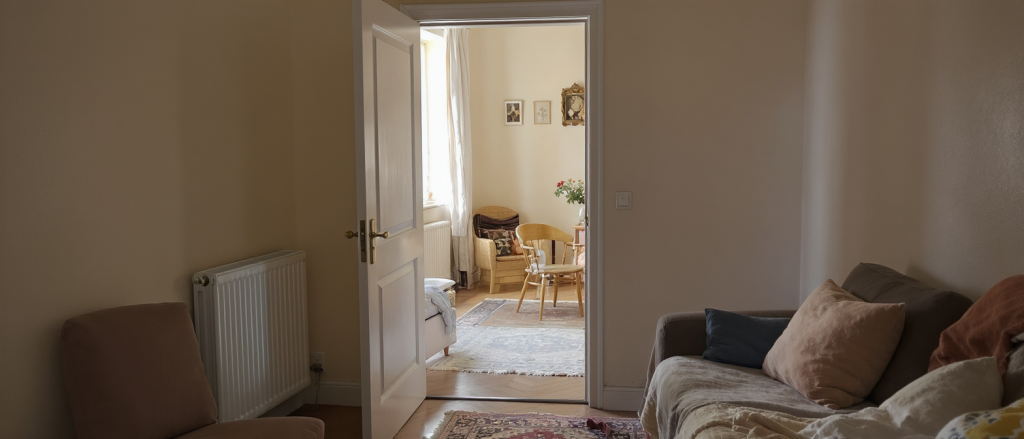 découvrez la transformation de ce 63 m² fatigué en un trois-pièces chaleureux, sublimé par des matières douces et des tons feutrés.