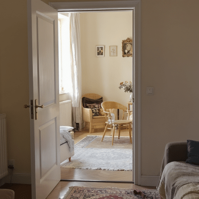 Usé par les années, ce 63 m² renaît en un trois-pièces chaleureux aux tons feutrés