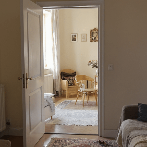 Usé par les années, ce 63 m² renaît en un trois-pièces chaleureux aux tons feutrés