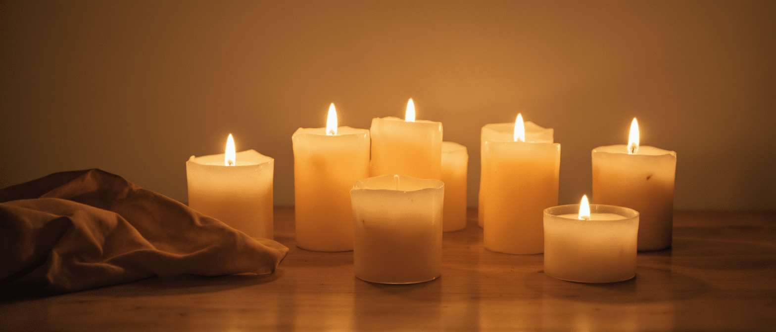 créez une ambiance chaleureuse tout l’automne-hiver avec des bougies parfumées aux senteurs réconfortantes, parfaites pour vos moments cocooning.