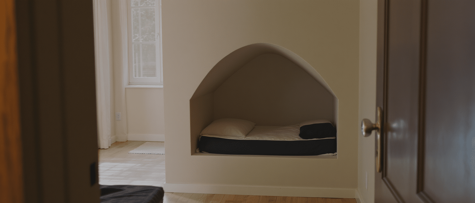 d&eacute;couvrez des id&eacute;es astucieuses pour am&eacute;nager un coin nuit intime dans un studio : s&eacute;parations l&eacute;g&egrave;res, rangements malins et ambiance cosy.